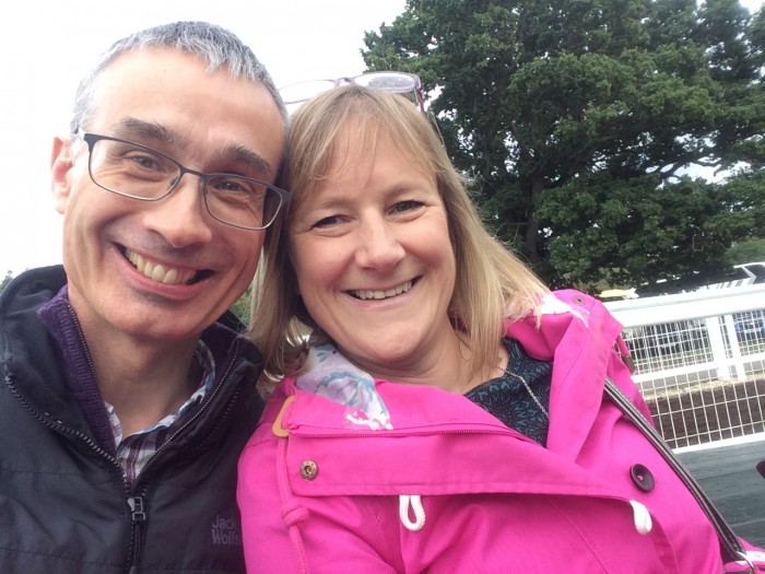 Jill Young and her husband John.