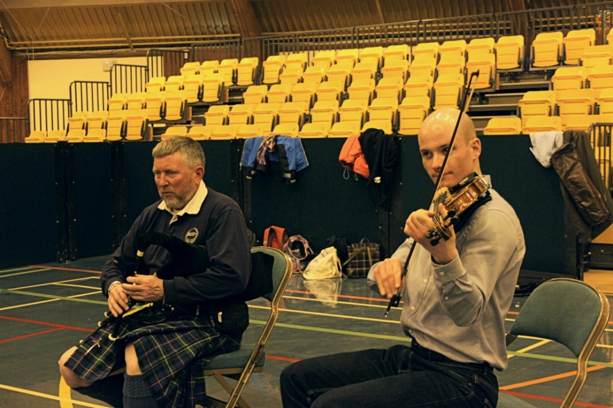 This talented pair are also part of the Kinfauns Stepdancers group.
