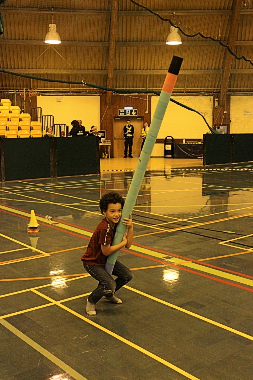 A newfound technique for the caber toss!