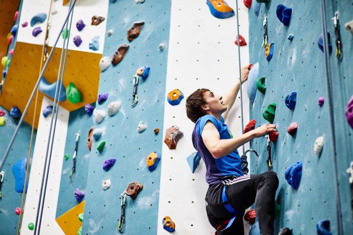 Perth College UHI Climbing Centre ensures sustainable progression routes for all levels of abilities.