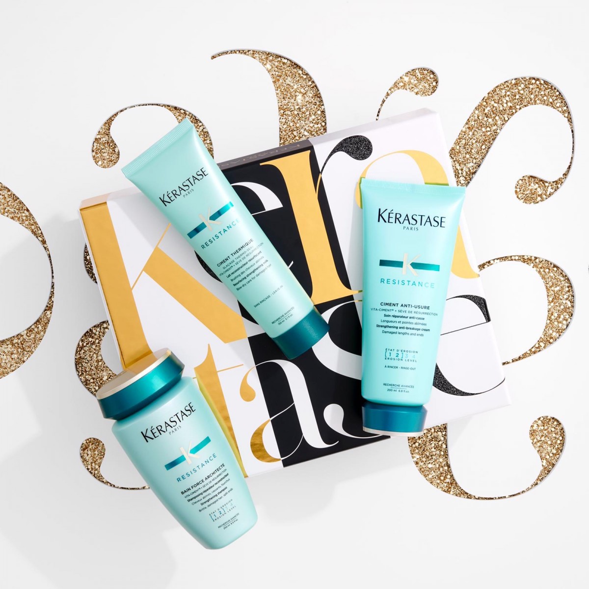 Kerastase Resistence range Christmas gift pack.