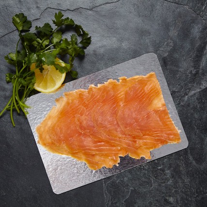 Succulent side of smoked salmon.