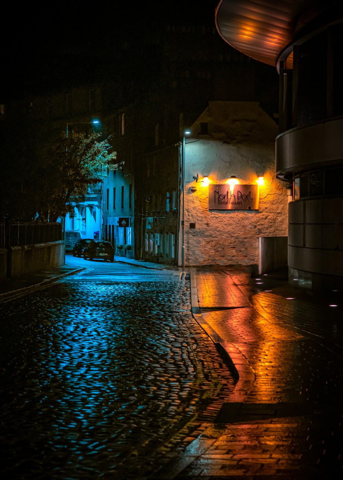 The North Port looks very cinematic in this gorgeous photograph.