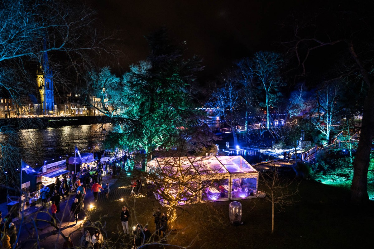 Riverside Light Night in full swing at Norrie Miller park.