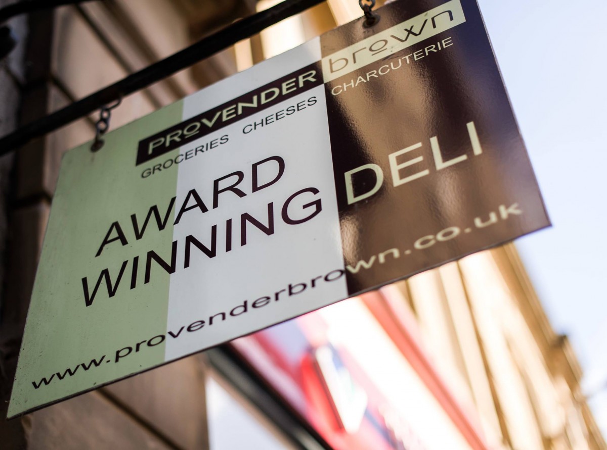 Provender Brown Sign